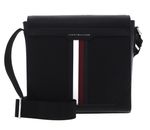 TOMMY HILFIGER TH Coated Canvas Messenger Bag Black