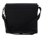 TOMMY HILFIGER TH Coated Canvas Messenger Bag Black