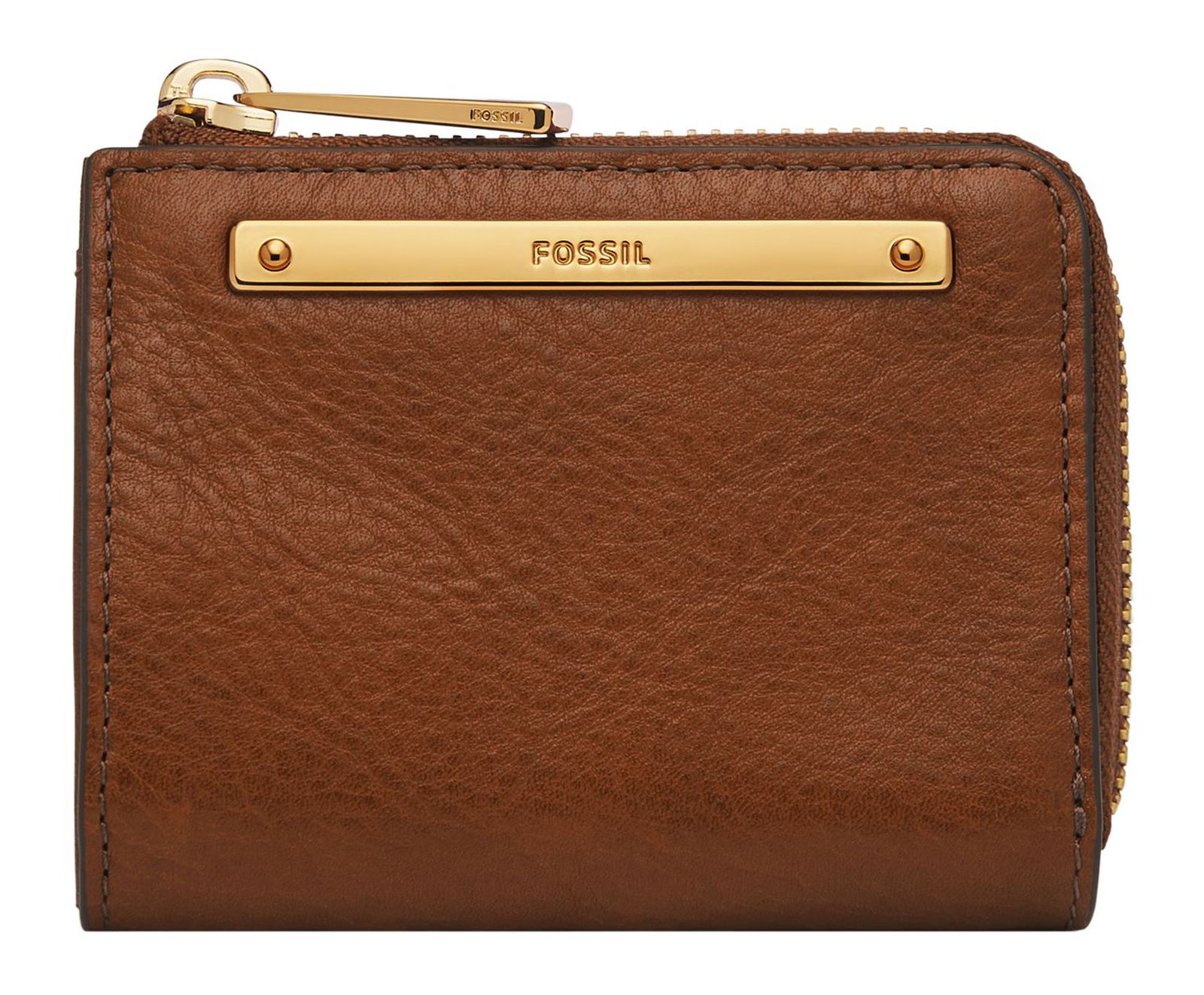 FOSSIL key case Liza Zip Key Wallet Brown Buy bags purses