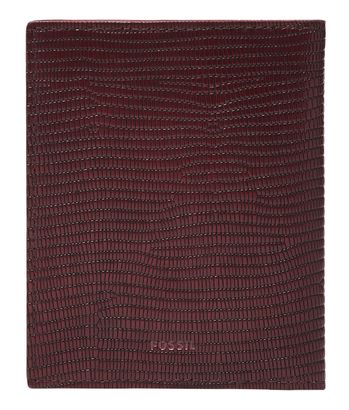 FOSSIL Gift Passport Case Mahogany