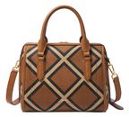FOSSIL Williamson Satchel Brown Patchwork FOSSIL Williamson Satchel Brown Patchwork