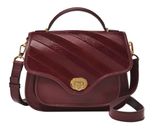 FOSSIL Heritage Top Handle Crossbody Bag Mahogany