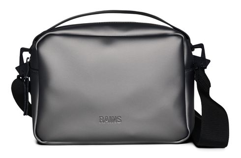 RAINS Box Bag Metallic Grey