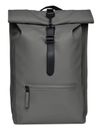 RAINS Rolltop Backpack Grey
