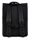 RAINS Rolltop Rucksack Mesh Black RAINS Rolltop Rucksack Mesh Black
