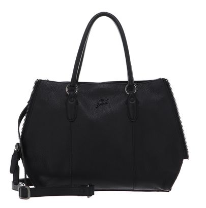 Gabs Ivette TG Bull + Persiano Black Shoulder Bag M Nero