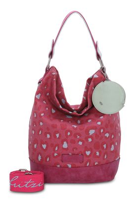 Fritzi aus Preußen Canvas Izzy07 Olga Hobo Bag Leo Pink