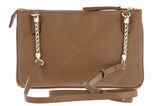 Calvin Klein Re-Lock Quilt Crossbody Brown Sugar
