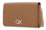 Calvin Klein Re-Lock Shoulder Bag With Flap Brown Sugar Calvin Klein Re-Lock Shoulder Bag With Flap Brown Sugar