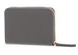 VALENTINO Zero Re Zip Around Wallet Grigio VALENTINO Zero Re Zip Around Wallet Grigio