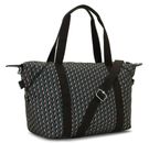 kipling Basic Print Art Medium Tote 3D K Pink kipling Basic Print Art Medium Tote 3D K Pink