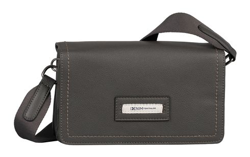 TOM TAILOR Suzan Flap Bag M Dark Grey