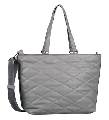 TOM TAILOR Mica Zip Shopper L Light Grey