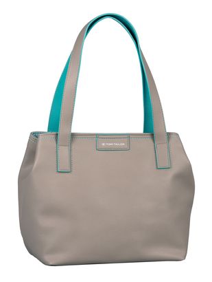 TOM TAILOR Miri Mare Zip Shopper M Mixed Taupe