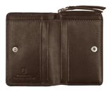 TOM TAILOR Jemy Small Zip Wallet Dark Brown TOM TAILOR Jemy Small Zip Wallet Dark Brown