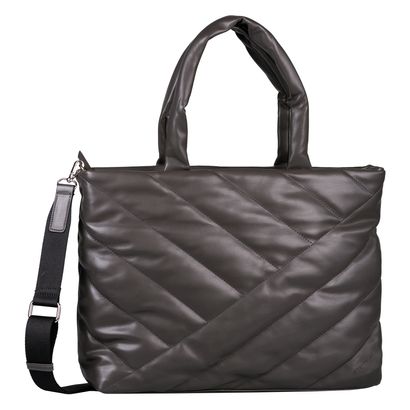 TOM TAILOR Yana Zip Shopper L Dark Grey