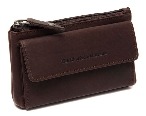 The Chesterfield Brand Violette Key Wallet Brown
