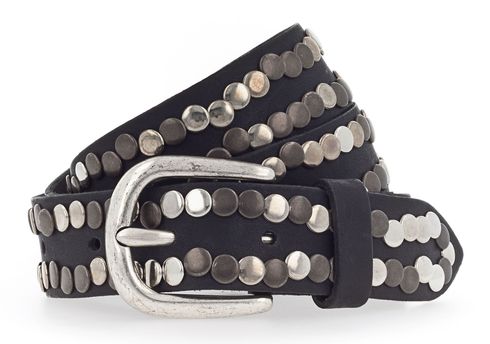 Vanzetti 30mm Leather Belt W75 Black
