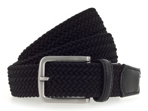 Vanzetti Woven Belt W95 Black