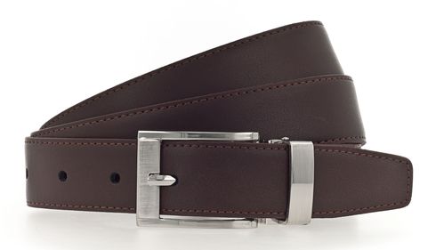 Vanzetti 30mm Men´s Belt W110 Dark Brown - shortenable