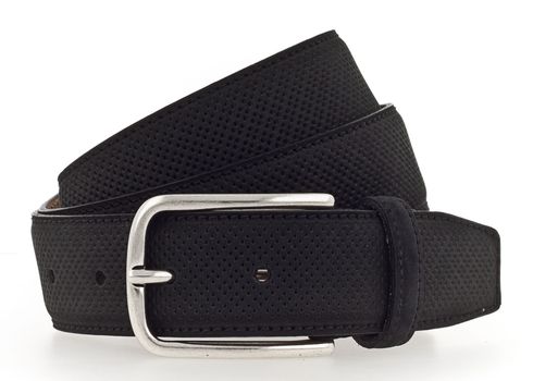 Vanzetti Leather Belt W100 Black - kürzbar