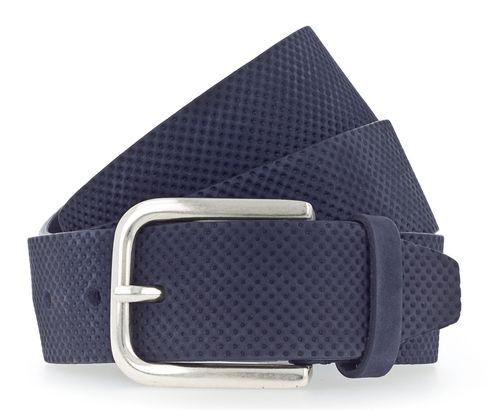 Vanzetti 40mm Leather Belt W100 Navy