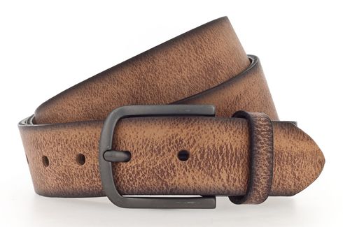 Vanzetti 35mm Leather Belt W95 Cognac - shortenable