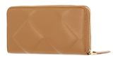 Calvin Klein Re-Lock Quilt Zip Around Wallet Brown Sugar