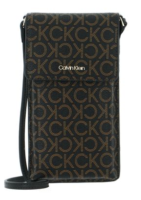 Calvin Klein CK Must Phone Pouch XBody Mono Brown Mono