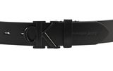 Calvin Klein Round Mono Leather Belt W125 Black Calvin Klein Round Mono Leather Belt W125 Black