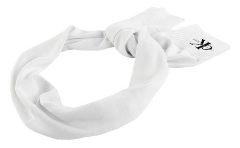 Calvin Klein Monologo Embro Scarf Bright White