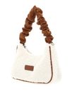 LANCASTER Polaire Chouchou Shoulder Bag Camel