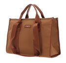 LANCASTER Basic Faculty Shoulder Bag Camel