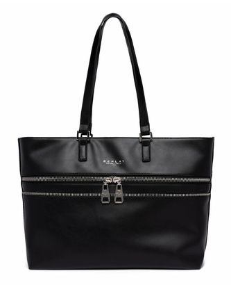 バッグ RePLAY LEATHER TOTE BAG CTHY REPLAY-Shopper-Shopper-Black-