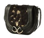 CAMPOMAGGI Crossbody Medium M Cioccolato + Oro + T / Nero