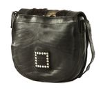 CAMPOMAGGI Crossbody Medium M Cioccolato + Oro + T / Nero