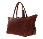 BUCKLE & SEAM Linwood Weekender Cognac / Blue