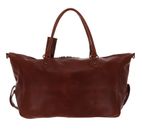 BUCKLE & SEAM Linwood Weekender Cognac / Blue