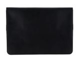 BUCKLE & SEAM Terra Leather Laptop Sleeve S Black