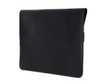 BUCKLE & SEAM Terra Leather Laptop Sleeve S Black