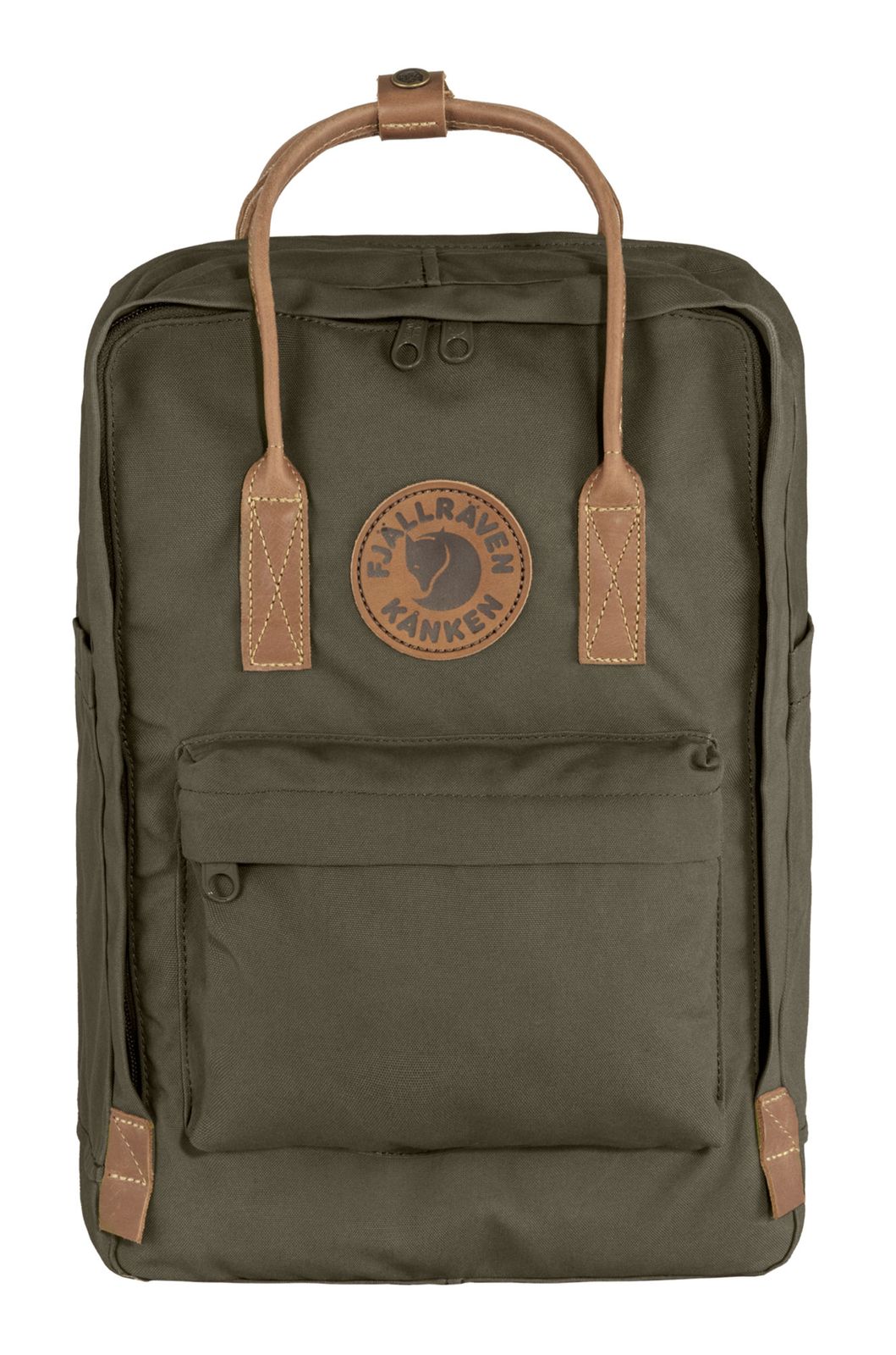 Fjallraven best sale kanken leather