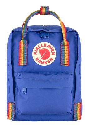 Fjällräven Kånken Mini Cobalt Blue - Rainbow Pattern