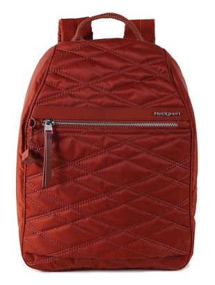 Hedgren Inner City Vogue Backpack Large RFID L New Quilt Brandy Brown