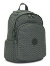 kipling Basic Plus Delia Medium Backpack Sign Green Emb