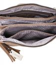 SURI FREY Lyndsey Handbag With Zipper S Darktaupe SURI FREY Lyndsey Handbag With Zipper S Darktaupe