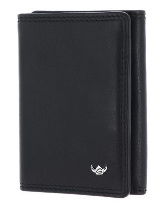 Golden Head Polo RFID Protect Petite Billfold Coin Wallet Black