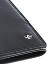 Golden Head Polo RFID Protect Petite Billfold Coin Wallet Black