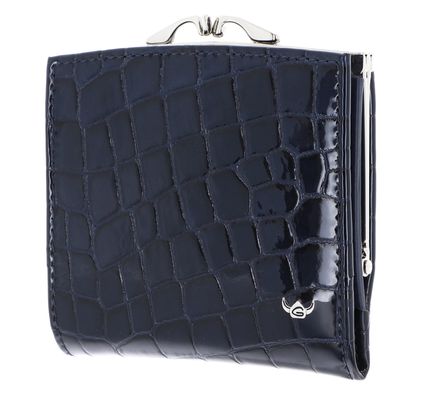 Golden Head Cayenne RFID Protect French Coin Purse Wallet Nightblue