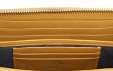 Golden Head Madrid RFID Protect Zipped Wallet Mustard Yellow