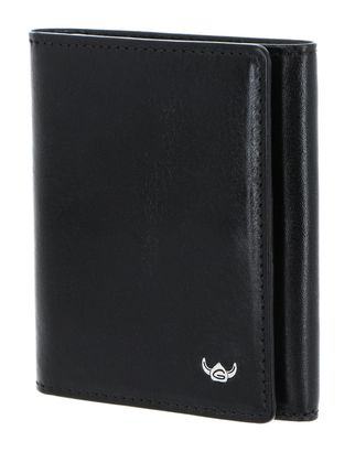 Golden Head Colorado RFID Protect Petite Billfold Coin Wallet Black